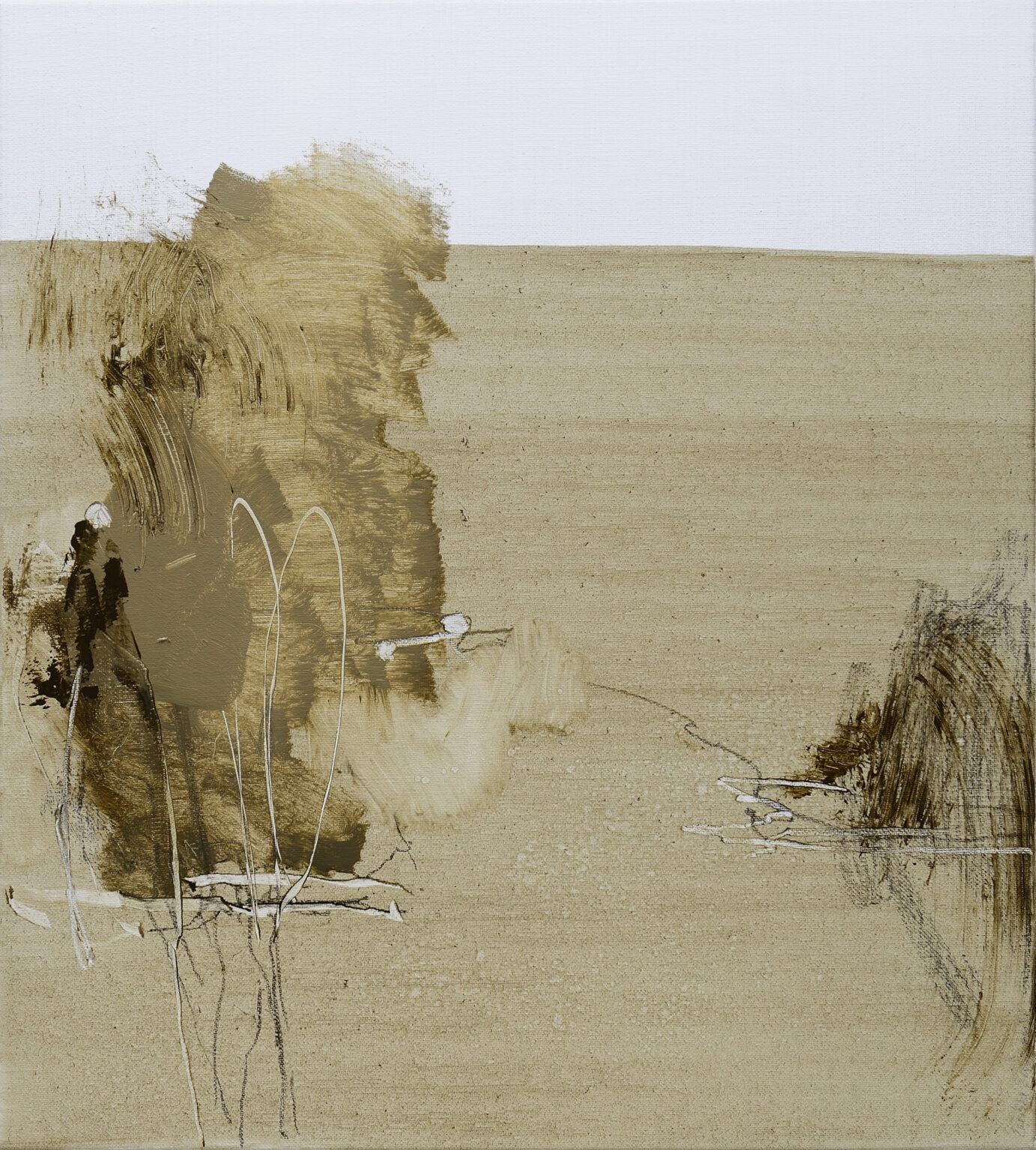 Something made me stay, 100 x 90 cm