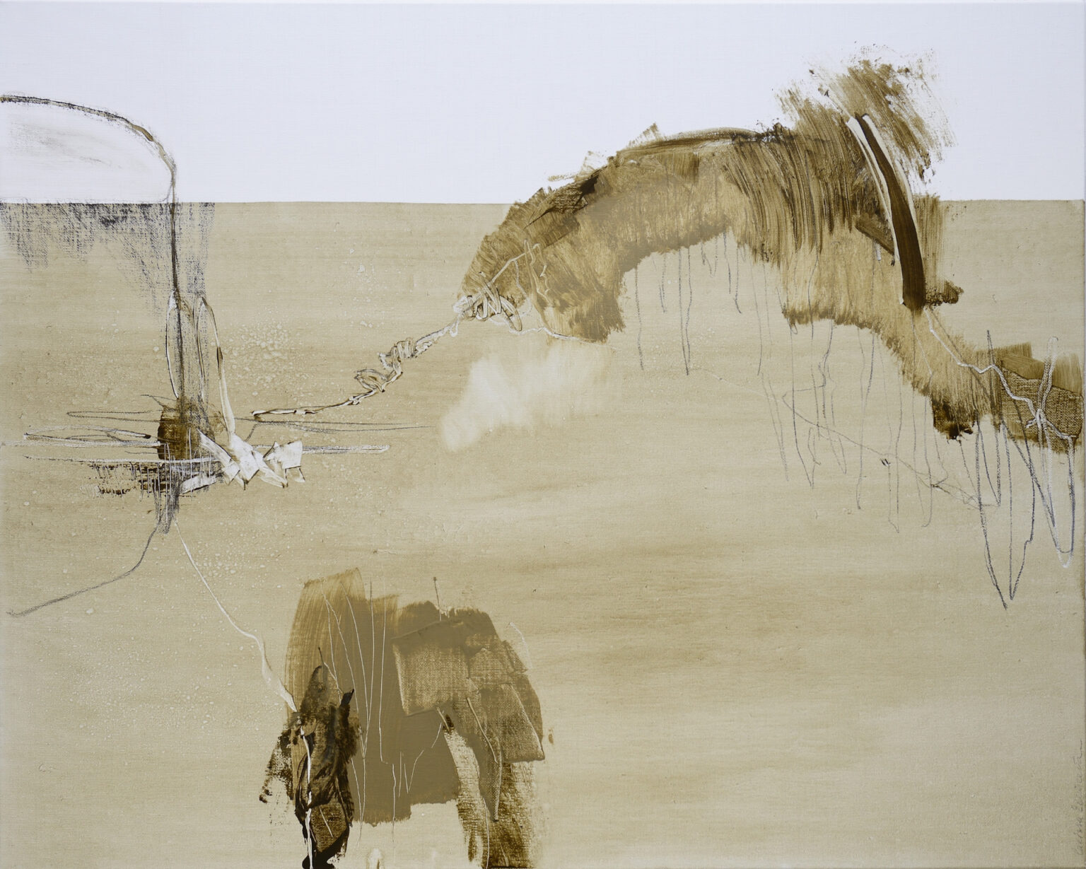 The current left a keepsake on the beach, 120 x 150 cm