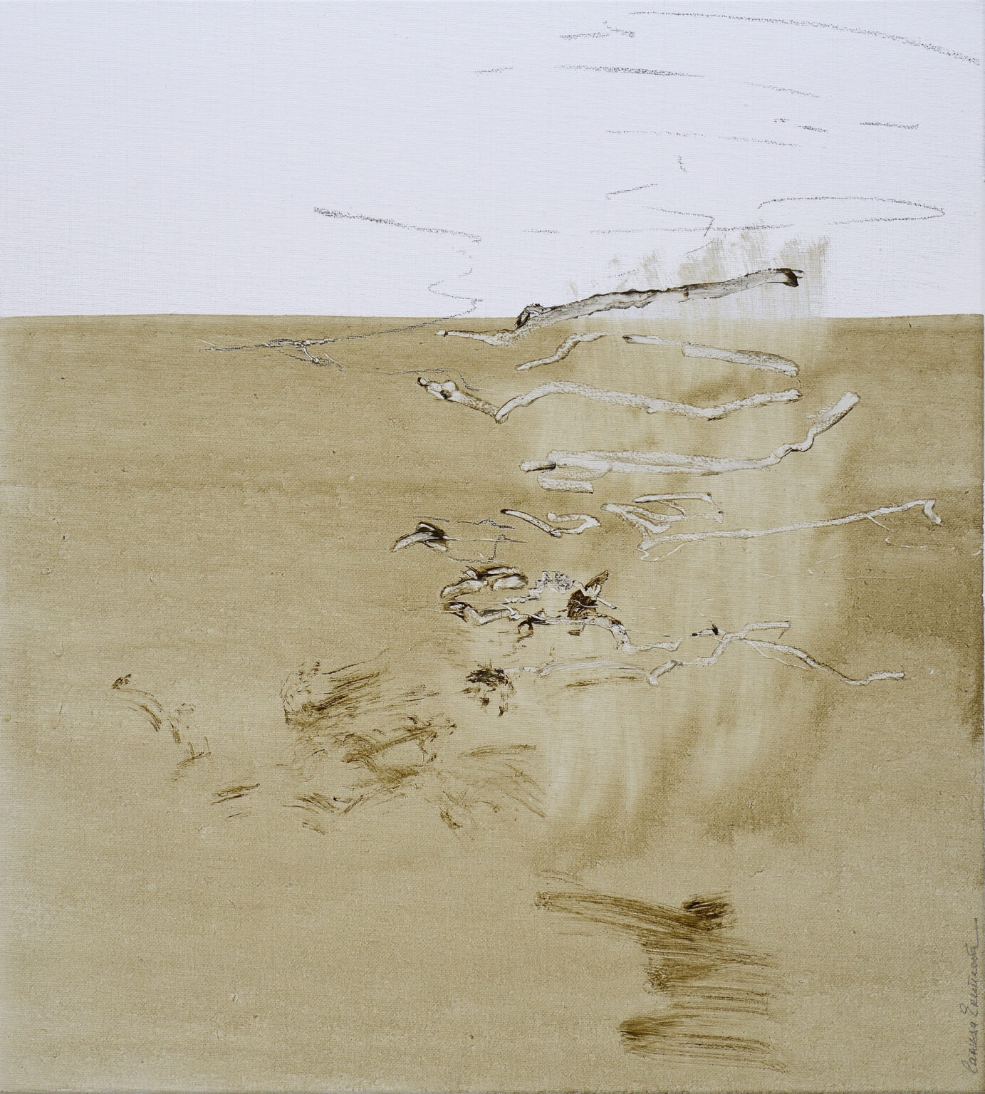 Floatation, 100 x 90 cm