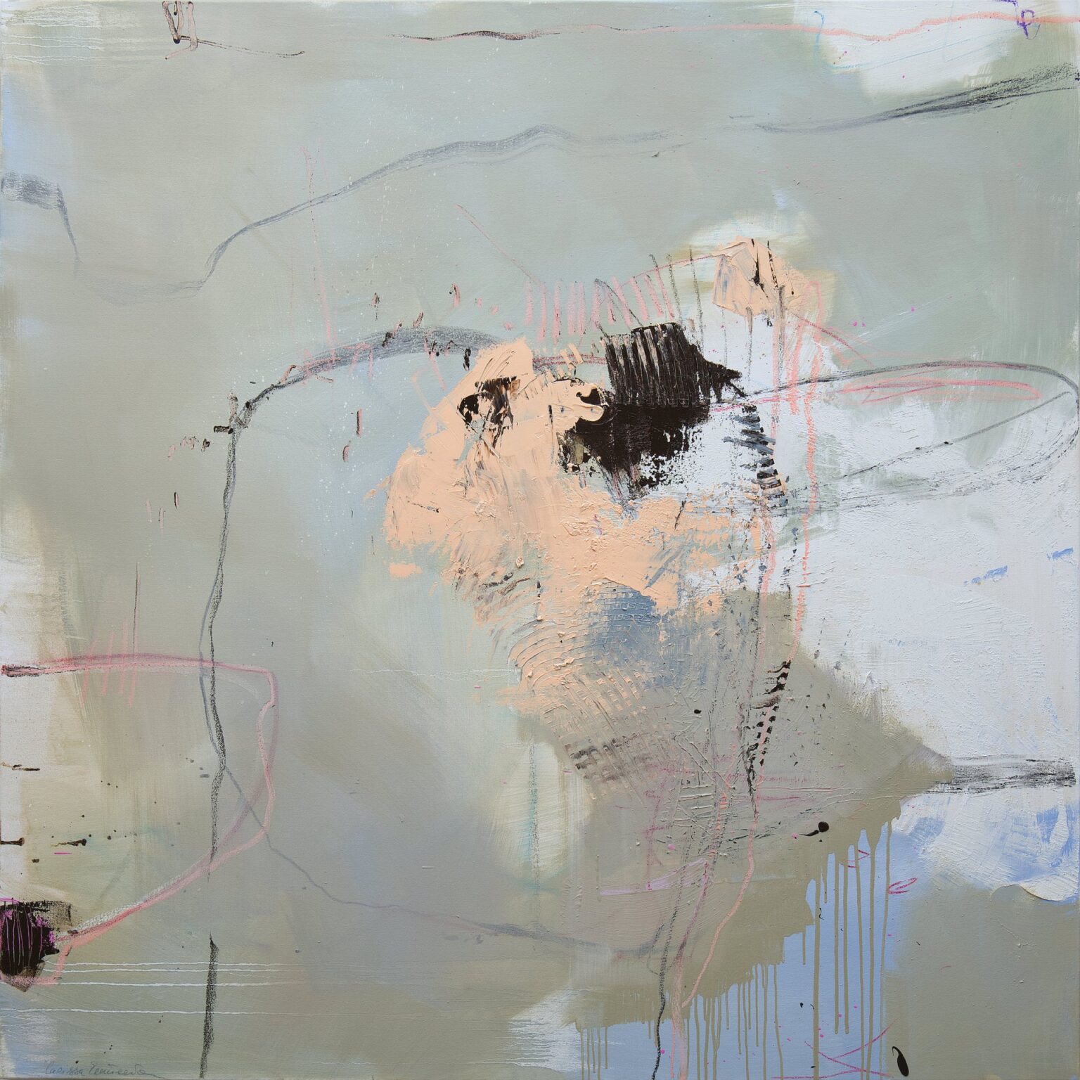 Wishful dreams of what could be, 152.5 x 152.5 cm