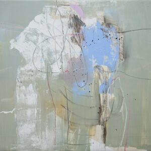 Was that a knock at the door or was it a dream, oil on canvas by Larissa Eremeeva