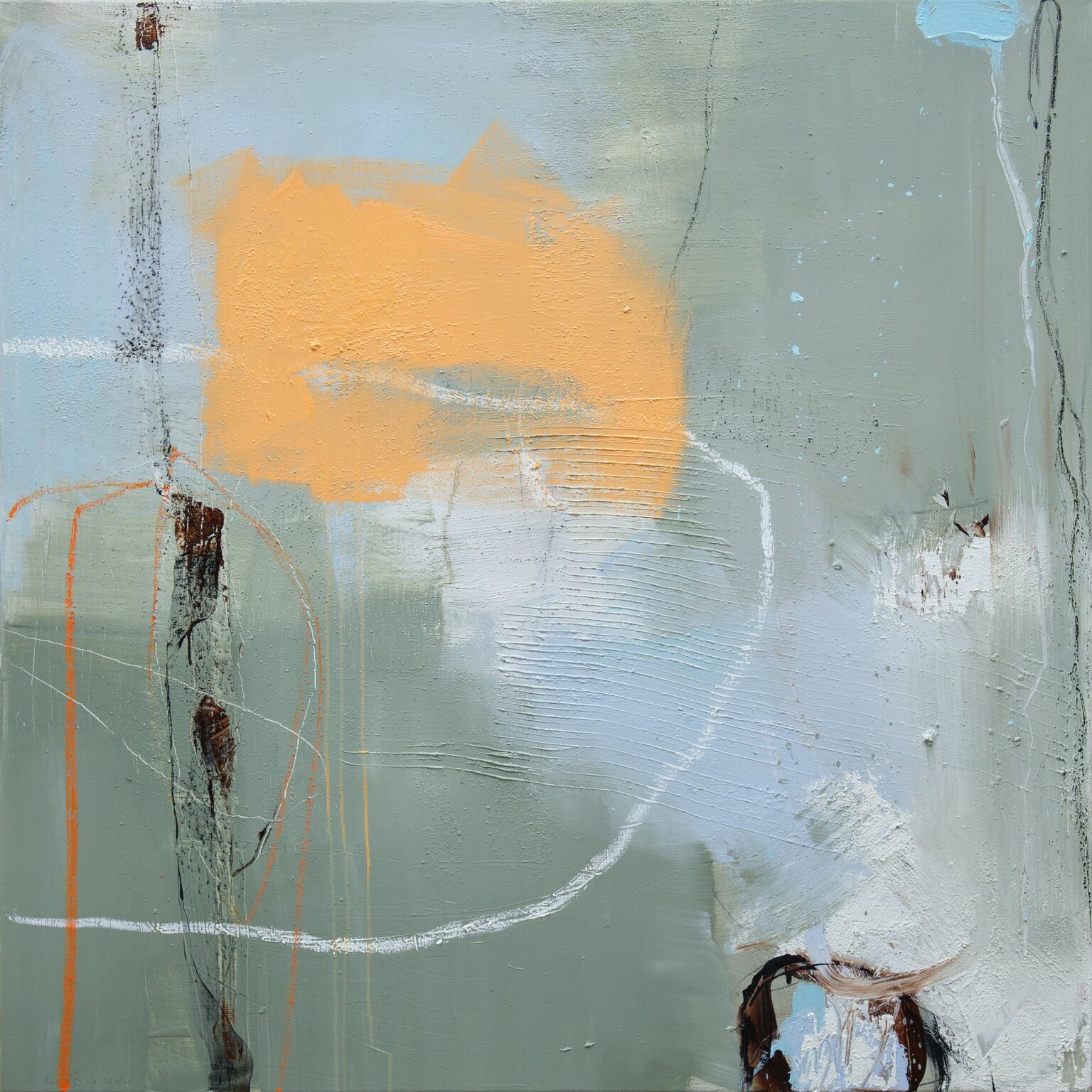 For a long time I used to go to bed early, 120 x 120 cm