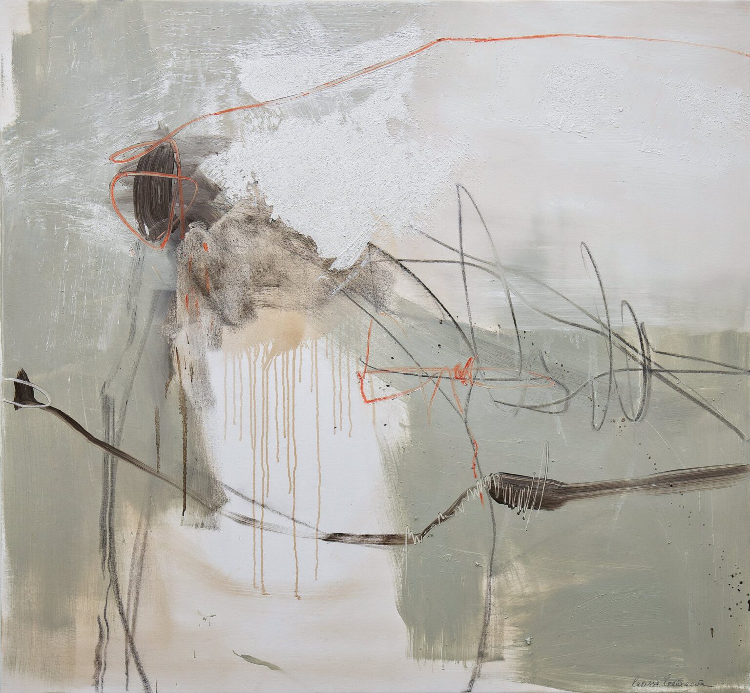 The light is long since changed, 110 x 120 cm