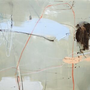 Today I read nearly 2 pages and laughed as if I’d cried, oil on canvas by Larissa Eremeeva