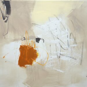I rolled over and pulled the sheet over my head, oil on canvas by Larissa Eremeeva