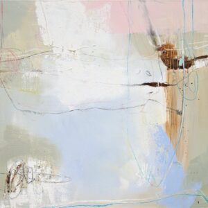 The wind is whispering a forgotten name, oil on canvas by Larissa Eremeeva