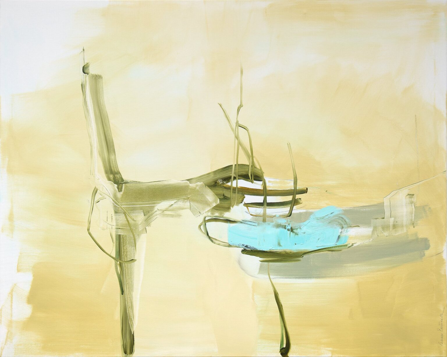 The point itself was increasingly obscure, 120 x 150 cm