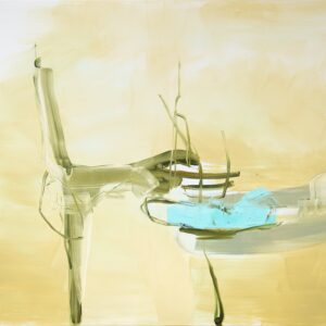 The point itself was increasingly obscure, oil on canvas by Larissa Eremeeva