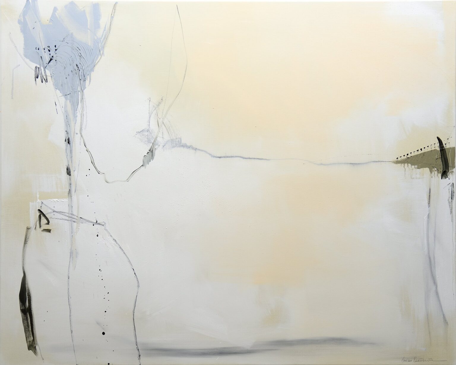 The silence of astonishment, 120 x 150 cm