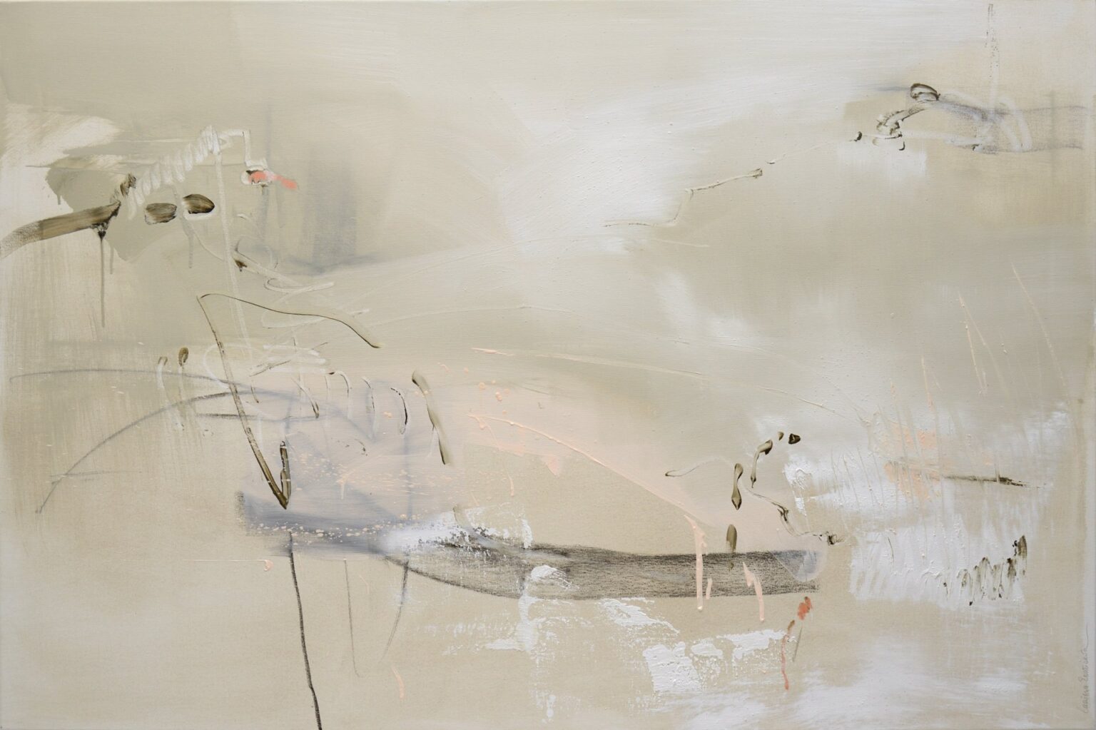 The tail end of a sweet dream, 100 x 150 cm