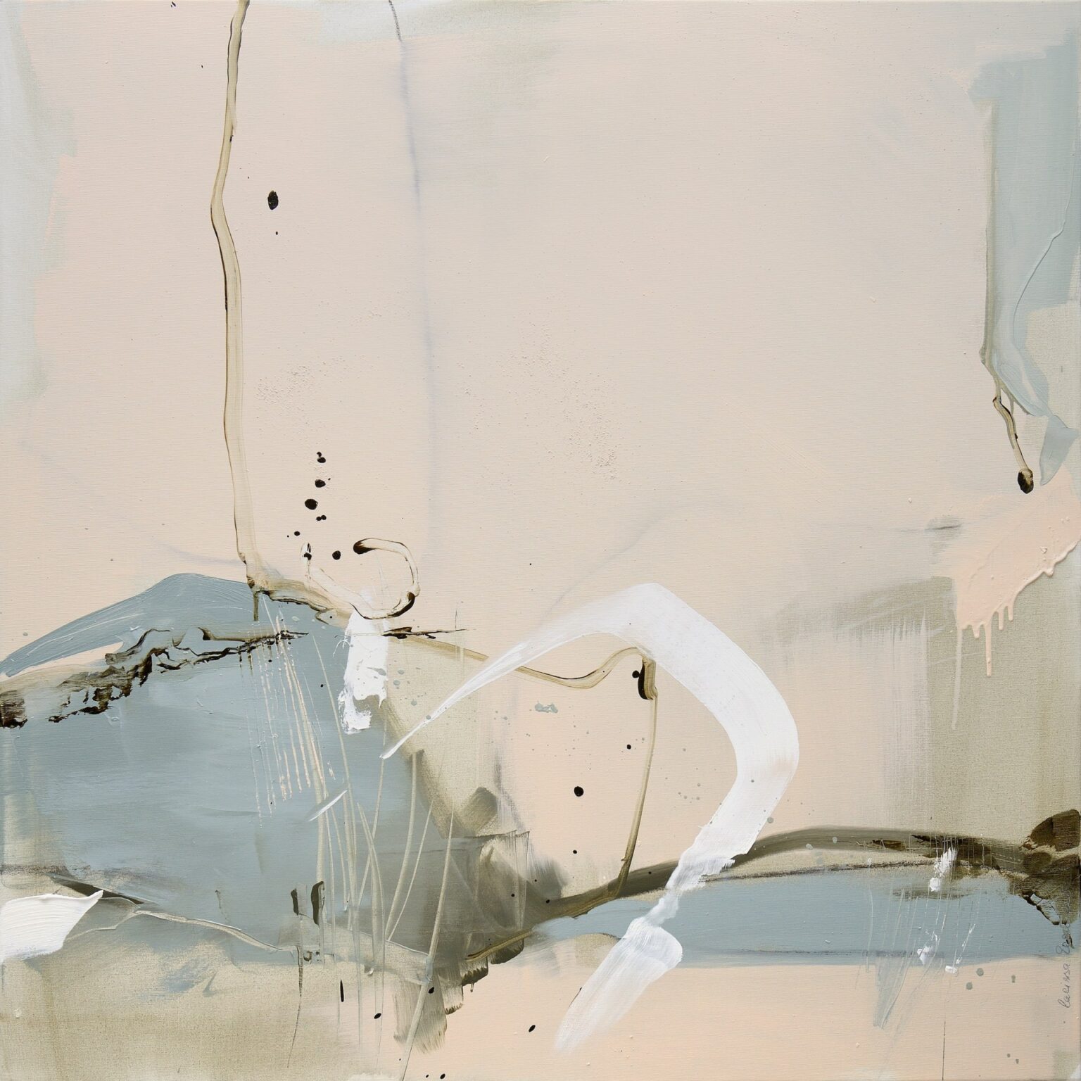 Not all is quite as it seemed the other day, 122 x 122 cm
