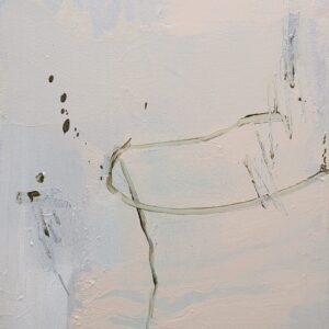 Entering the empty space n.23, oil on canvas by Larissa Eremeeva