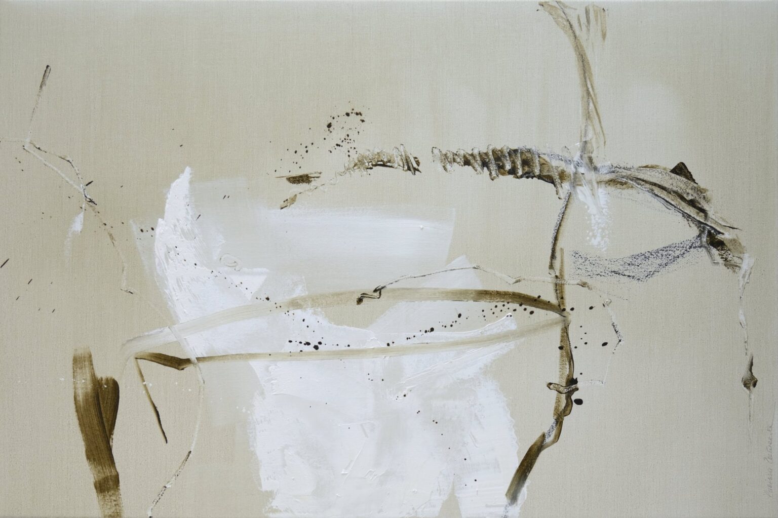 A perfect babel of different dialects, 100 x 150 cm