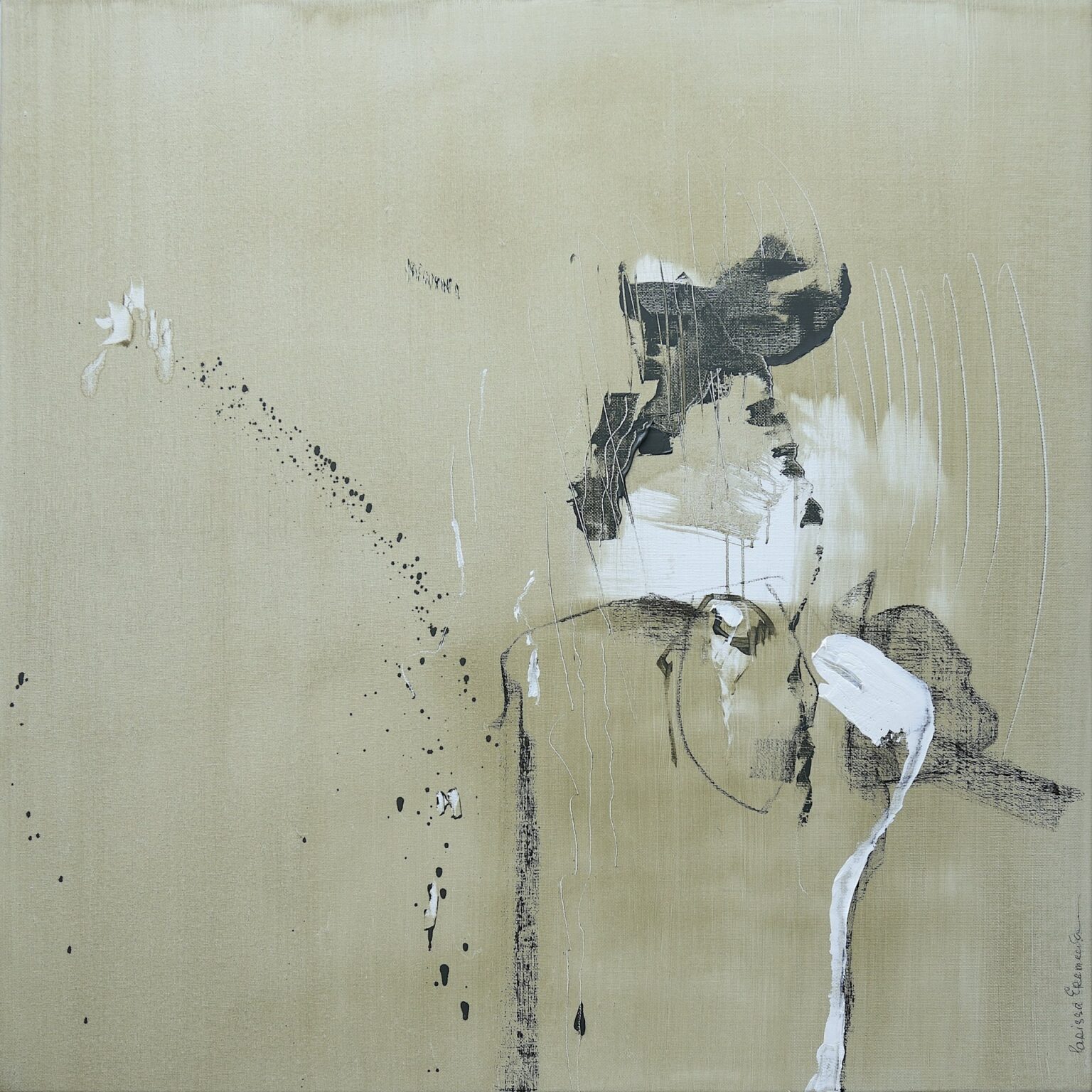 Am I moving or am I standing still?, 120 x 120 cm