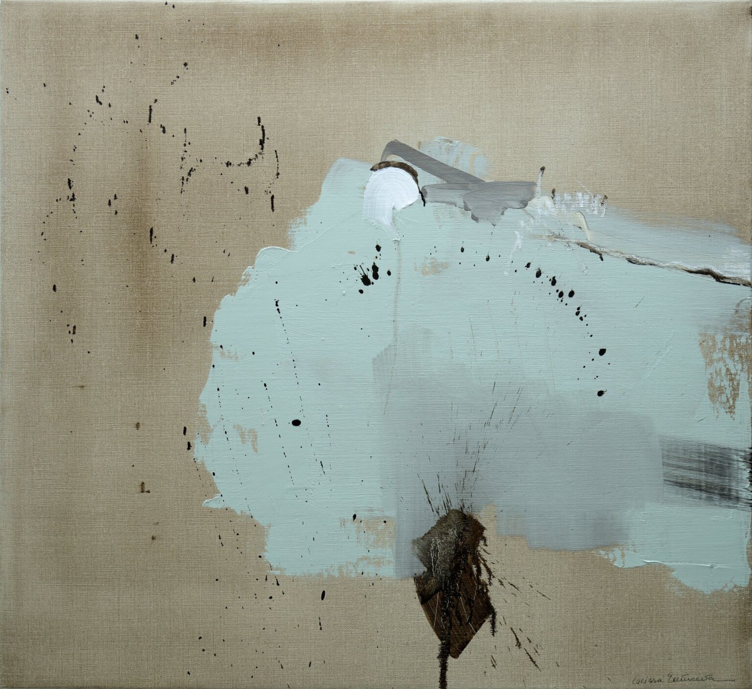 A thought out loud, 110 x 120 cm