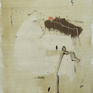 Something lodging in my head, oil on canvas by Larissa Eremeeva