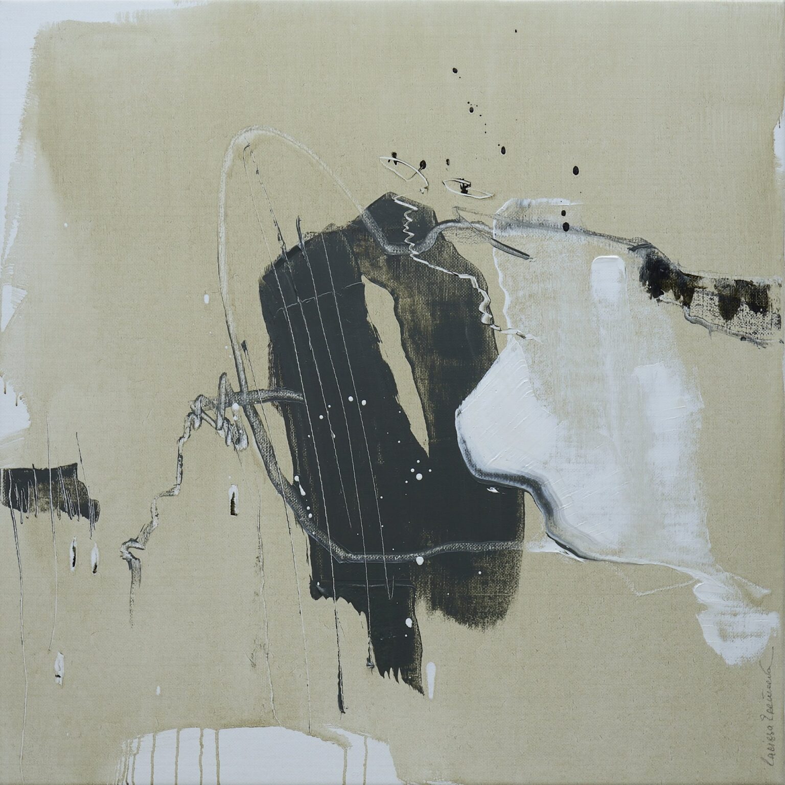 The circularity of it all, 90 x 90 cm