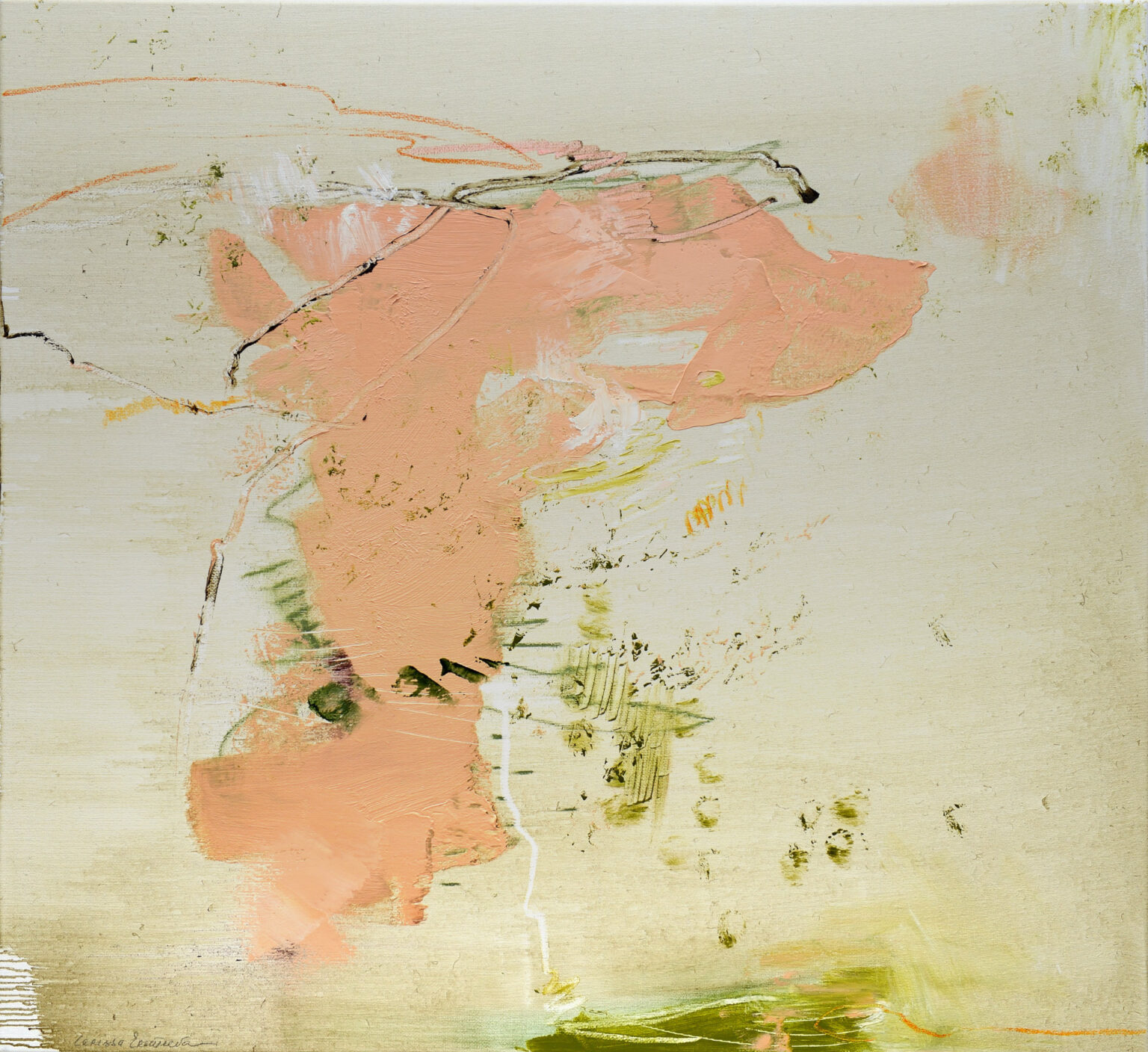 It was not at all what I expected, 110 x 120 cm