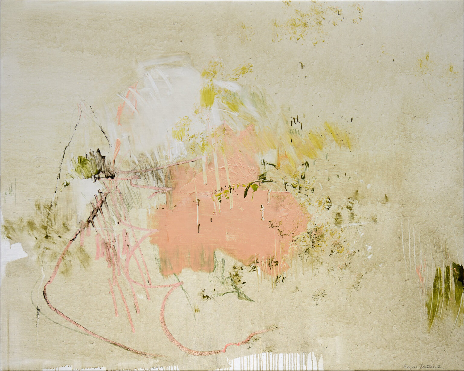 I wonder what it was, I wonder what it means, 120 x 150 cm
