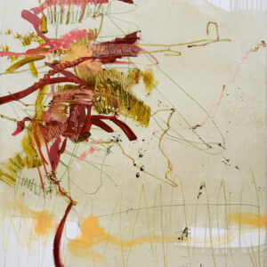 Hey you, get off my cloud, oil on canvas by Larissa Eremeeva
