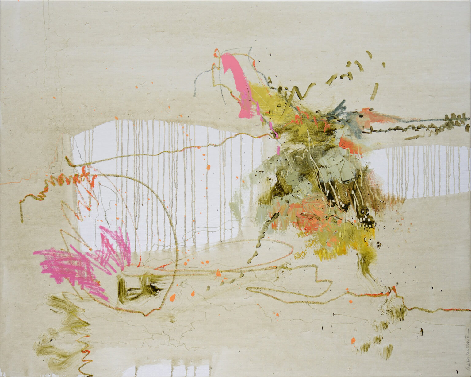The run, 122 x 152.5 cm