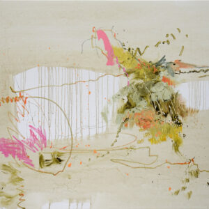 The run, oil on canvas by Larissa Eremeeva