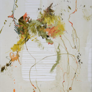I went away, I came back, I went away again, oil on canvas by Larissa Eremeeva