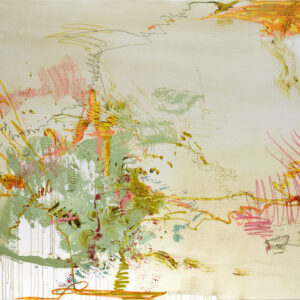 Tattoos while u wait #3, oil on canvas by Larissa Eremeeva