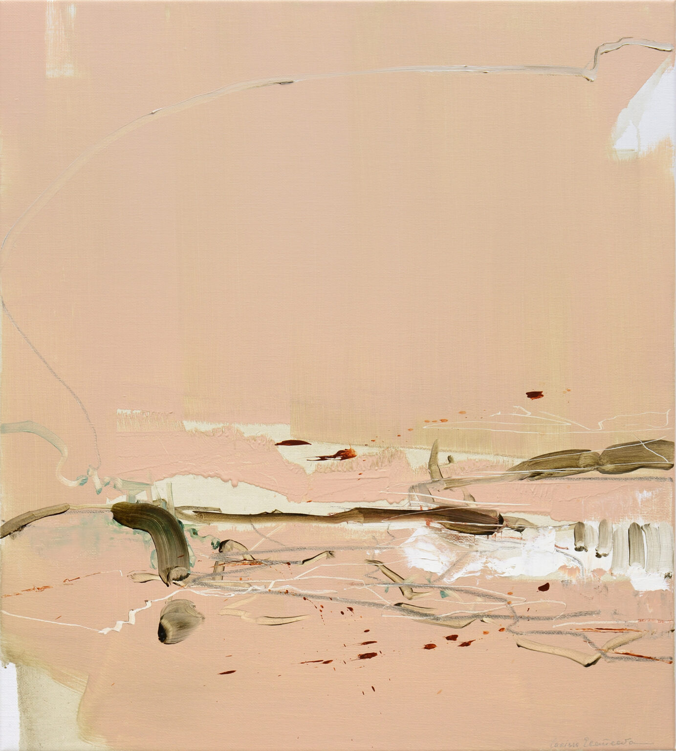 A place the mind walks to, 100 x 90 cm
