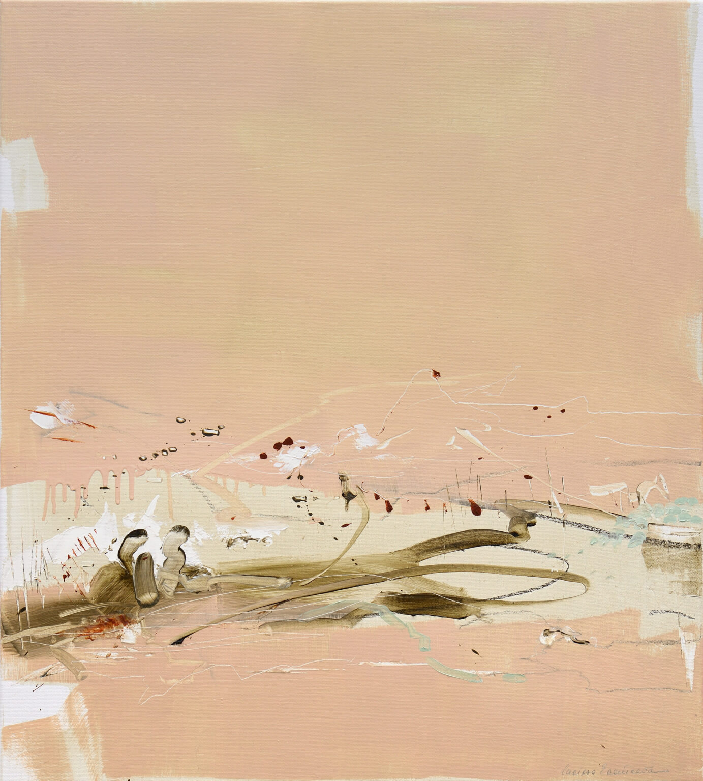 Almost, 100 x 90 cm