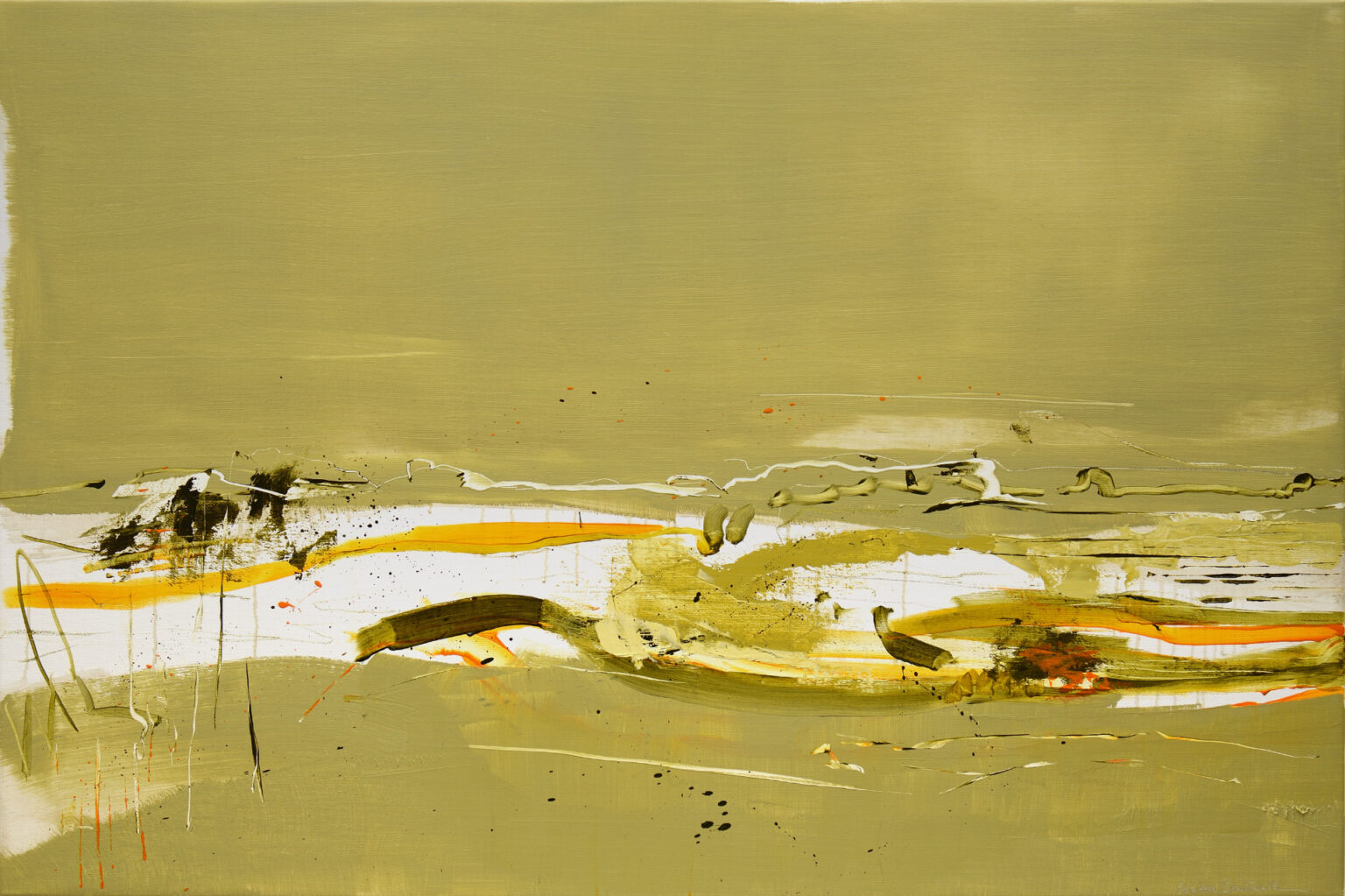 An interval of sky, 100 x 150 cm