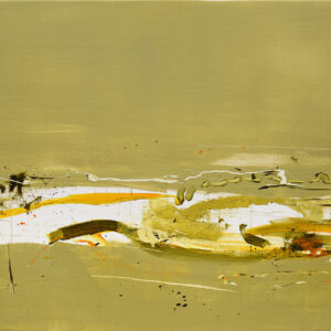 An interval of sky, oil on canvas