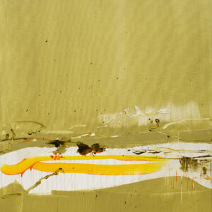 Field of almost, oil on canvas