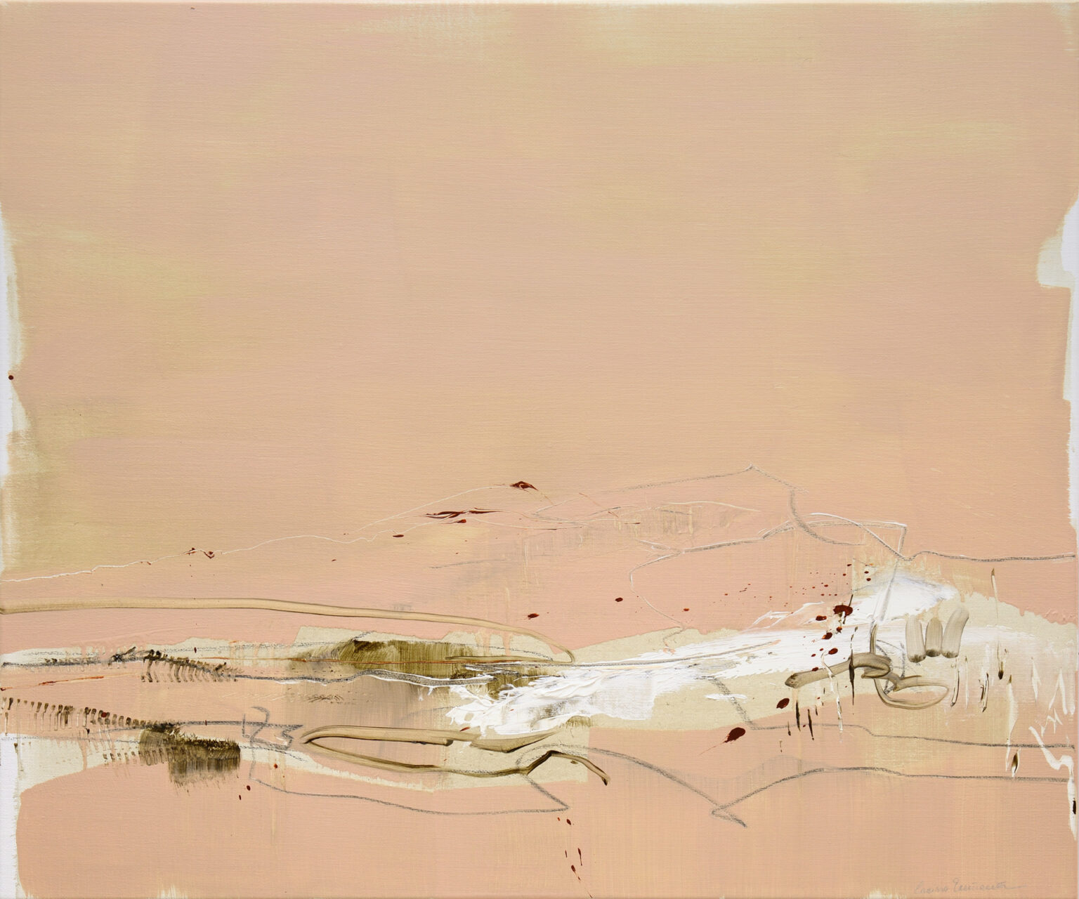 Silence wide enough, 100 x 120 cm