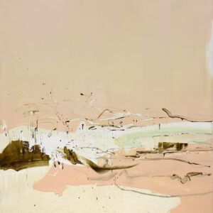 The distance between here, oil on canvas