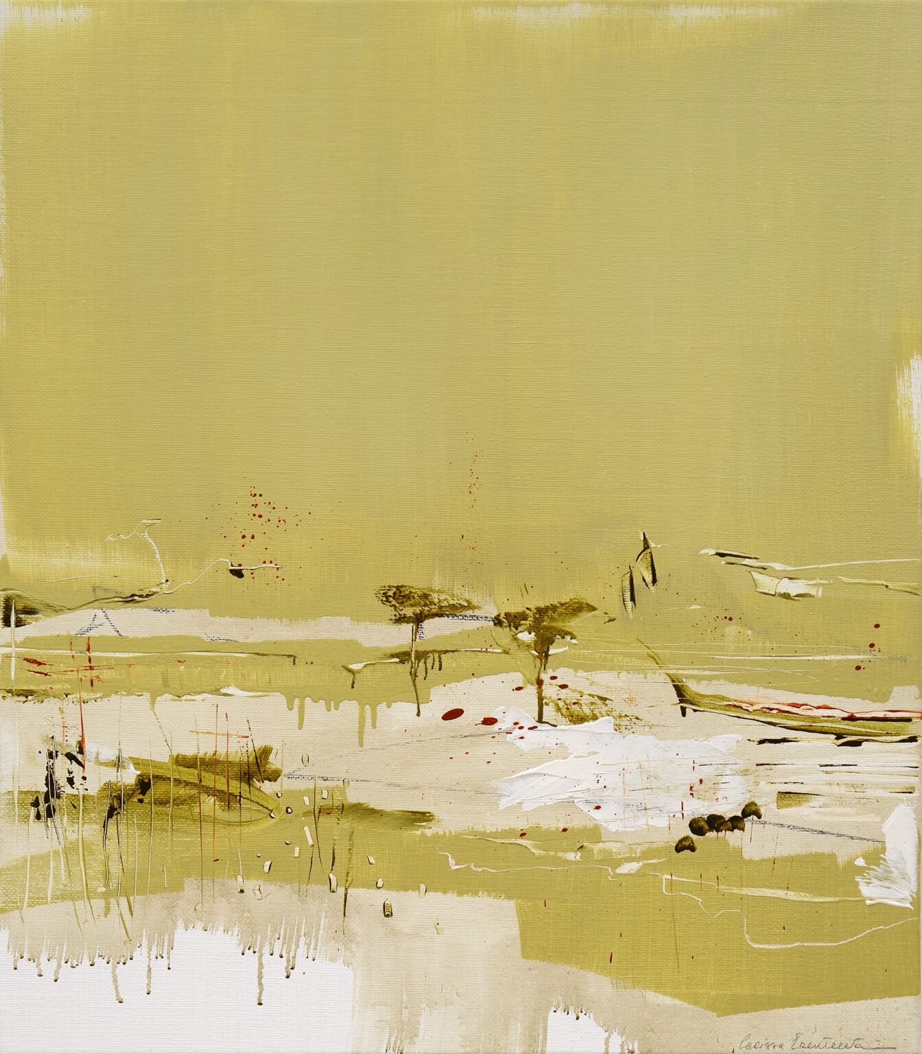 The stillness beyond, 80 x 70 cm